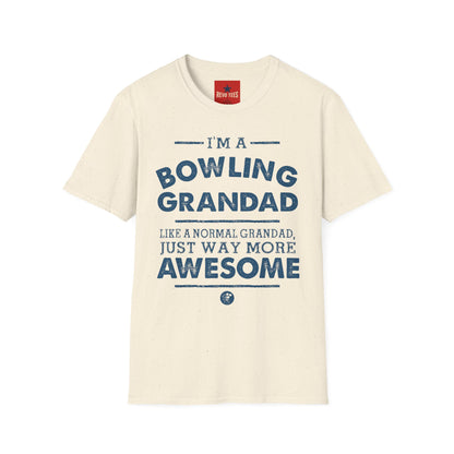 Bowling Grandad T-Shirt — "I'm a Bowling Grandad" Retro Dad Gift