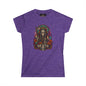 Day of the Dead "Death" Skull Tee — Women's Gothic Floral Graphic Shirt