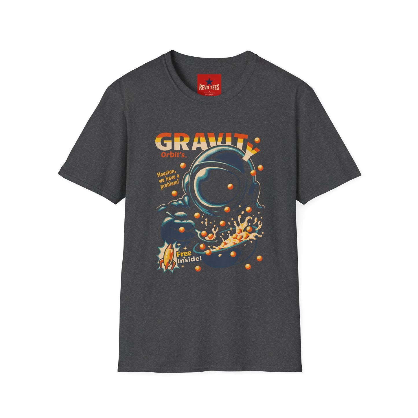 Gravity Orbit Astronaut T-Shirt — Retro Space Graphic Tee