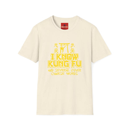 I Know Kung Fu T-Shirt — Retro Martial Arts Graphic Tee