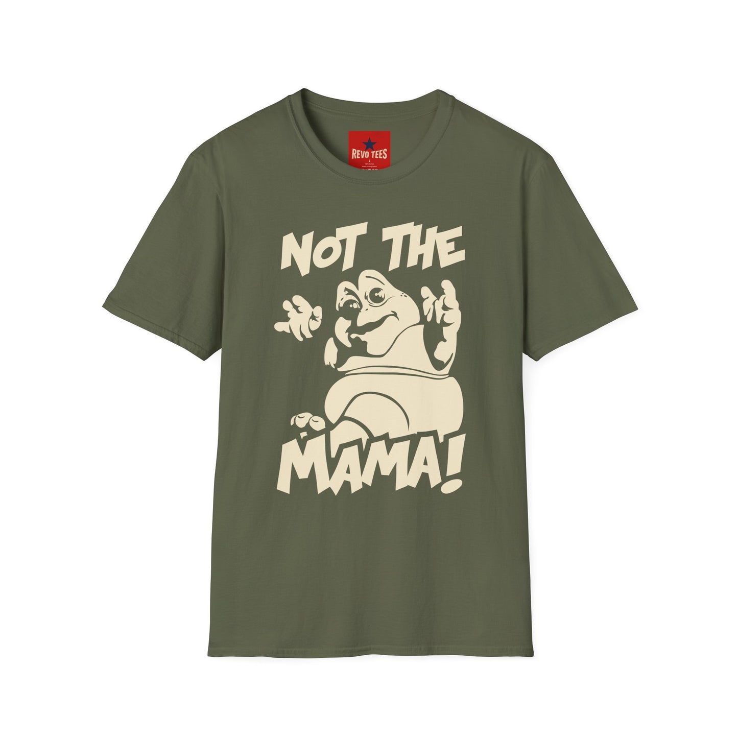 Not The Mama! Retro Creature Graphic T-Shirt — Funny Pop Culture Quote Tee
