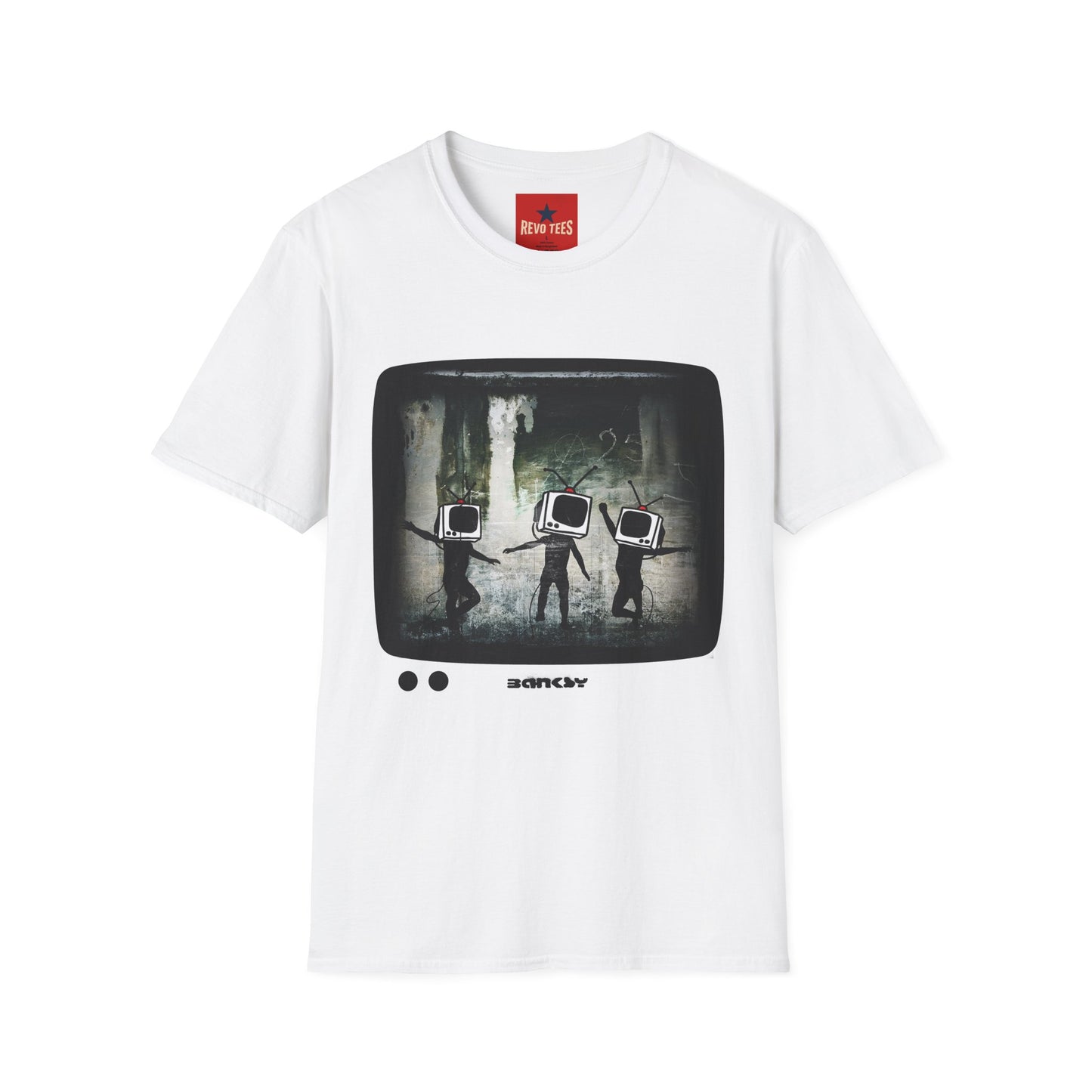 Banksy TV Head Graphic T-Shirt