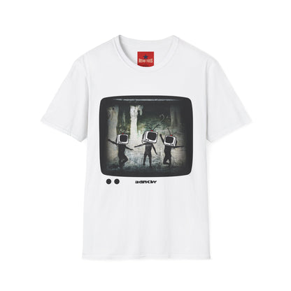 Banksy TV Head Graphic T-Shirt