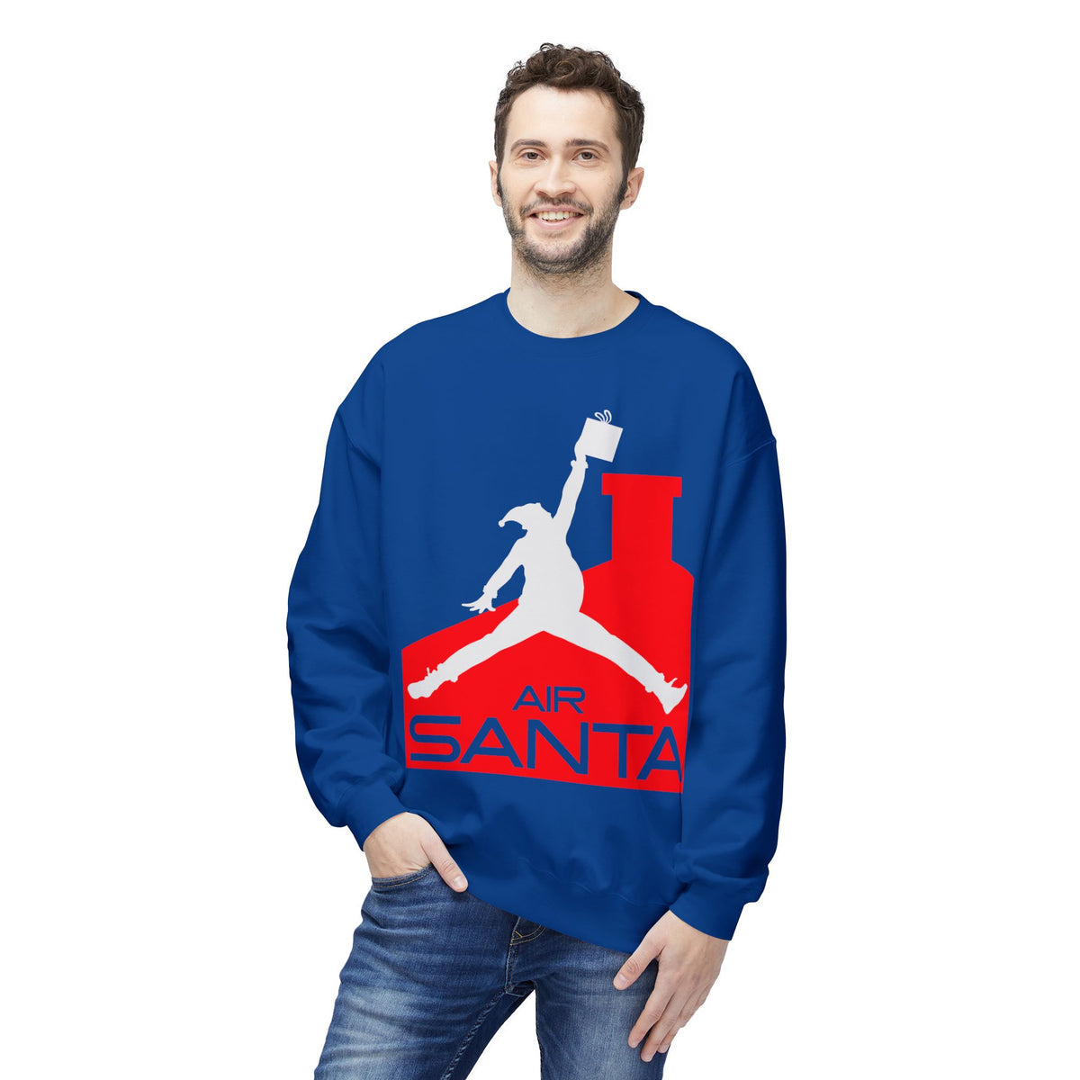 'Air Santa' Holiday Jump Logo Christmas Sweater