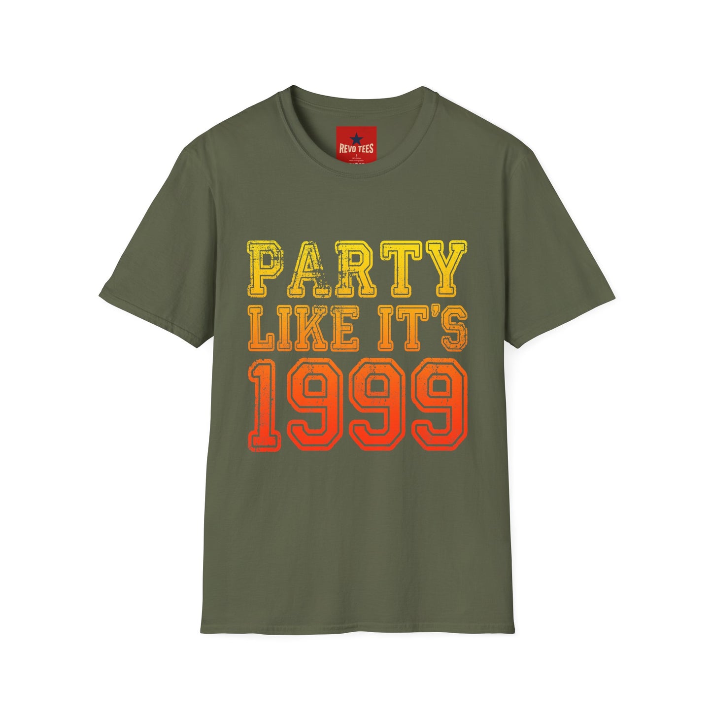 T‑Shirt — "Party Like It's 1999" Retro Gradient Tee