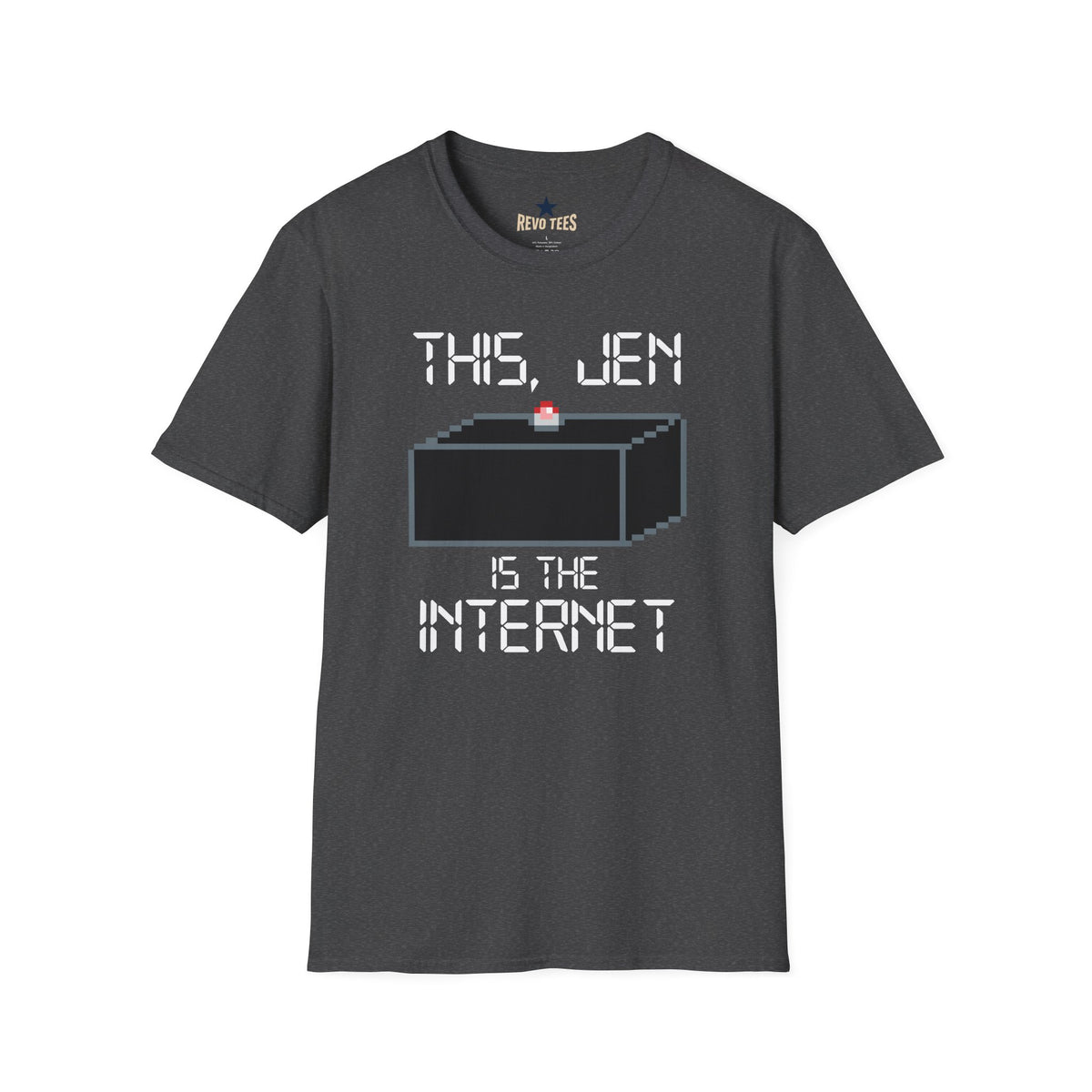 Revotees This Jen Is the Internet Retro Pixel T-Shirt - alternate view 5