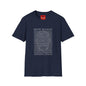 White Division Graphic T‑Shirt — Unknown Danger Retro Wave Design