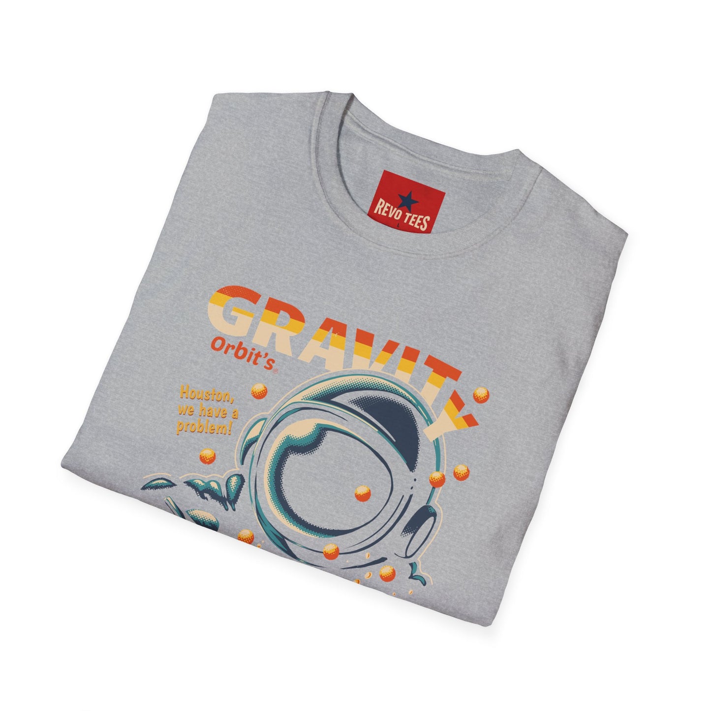 Gravity Orbit Astronaut T-Shirt — Retro Space Graphic Tee