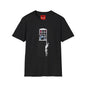 Banksy Window Watchers Graphic T-Shirt — Vintage Couple & Cat Illustration