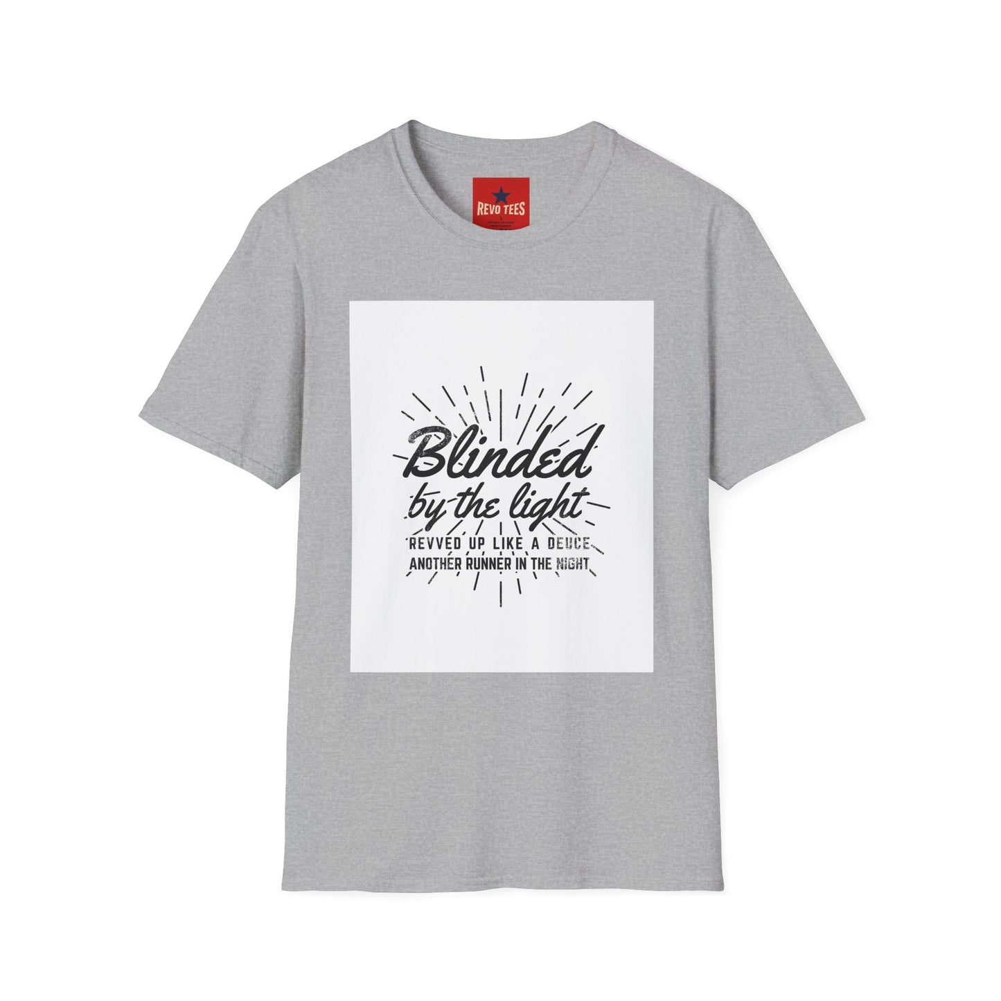 Blinded by the Light T-Shirt — Inspirational Faith Graphic Tee