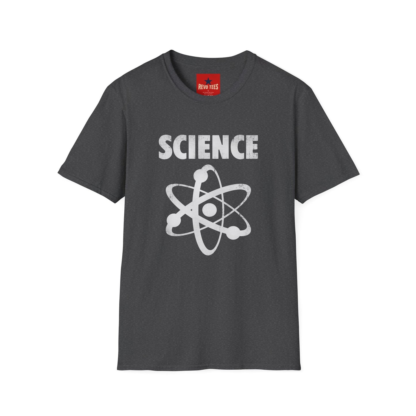 Science Atom Graphic T-Shirt — Retro STEM Tee for Scientists & Students