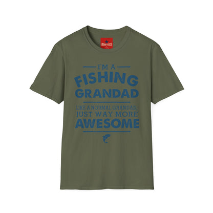 Fishing Grandad T-Shirt — "I'm a Fishing Grandad" Graphic Tee for Proud Grandpa, Father’s Day Gift
