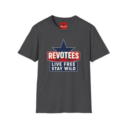 REVOTEES “Live Free Stay Wild” Retro Star Tee