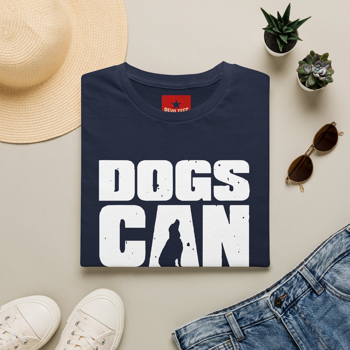 Dogs Can Look Up T-Shirt — Funny Dog Lover Tee
