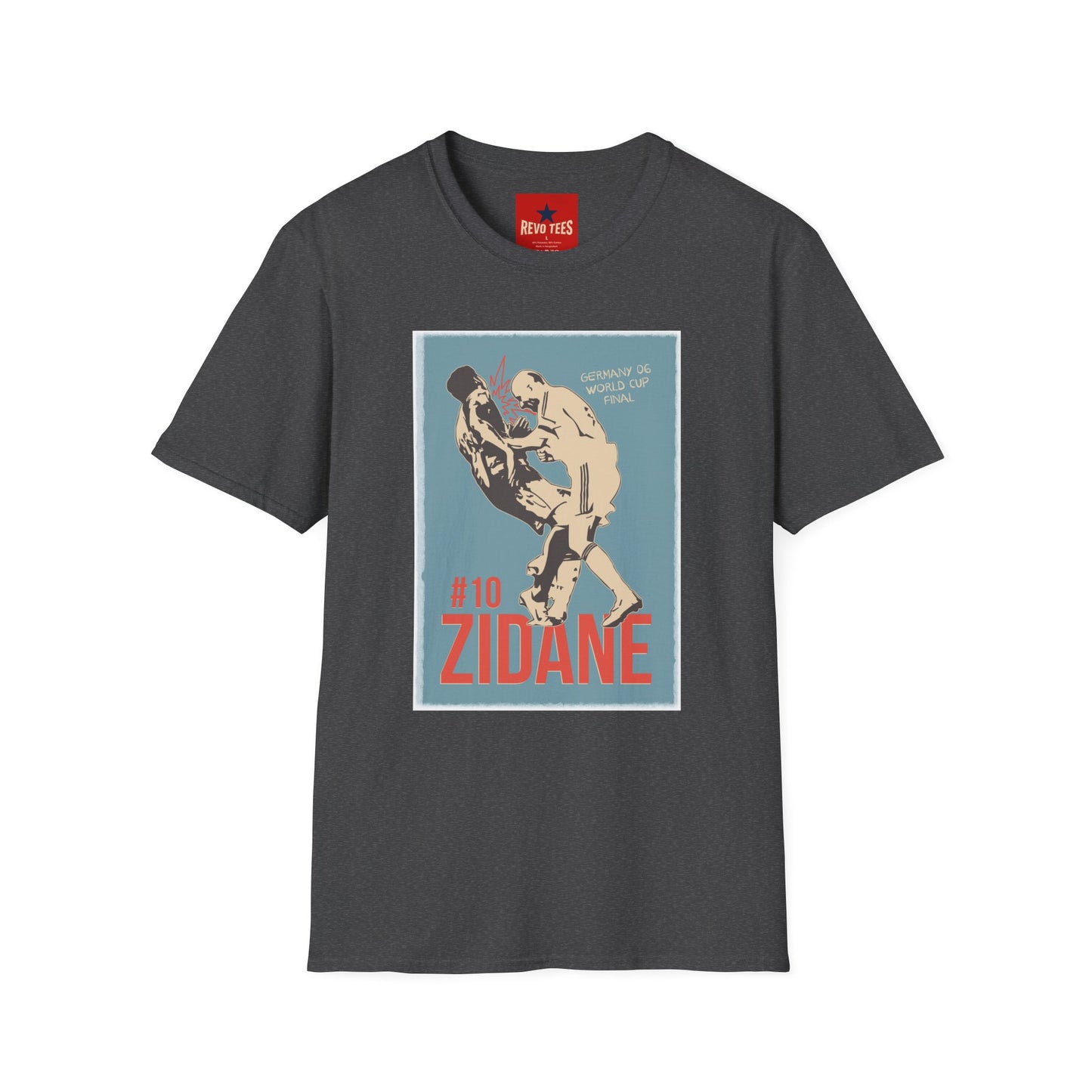 World Cup 2026 - France Headbutt Soccer T-Shirt — 2006 World Cup Retro Football Tee