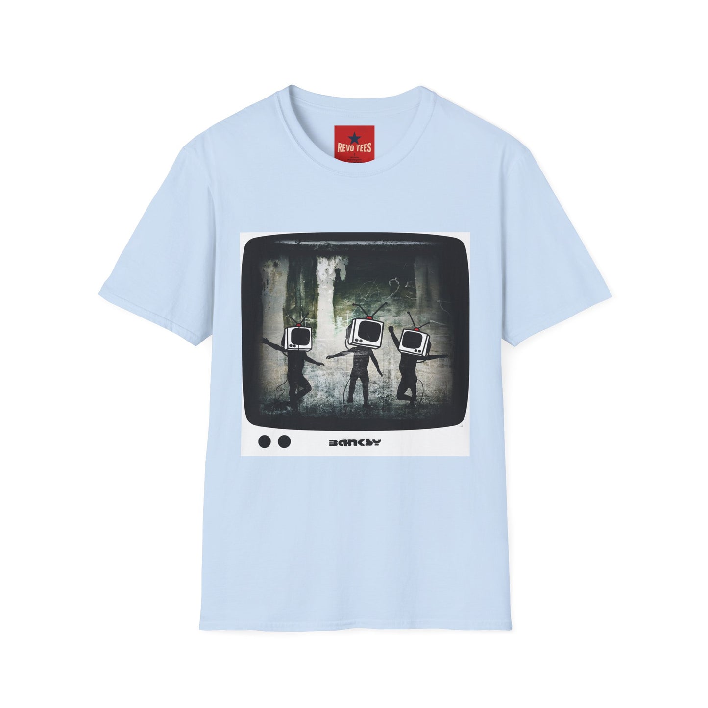 Banksy TV Head Graphic T-Shirt