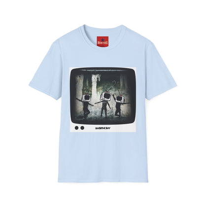 Banksy TV Head Graphic T-Shirt
