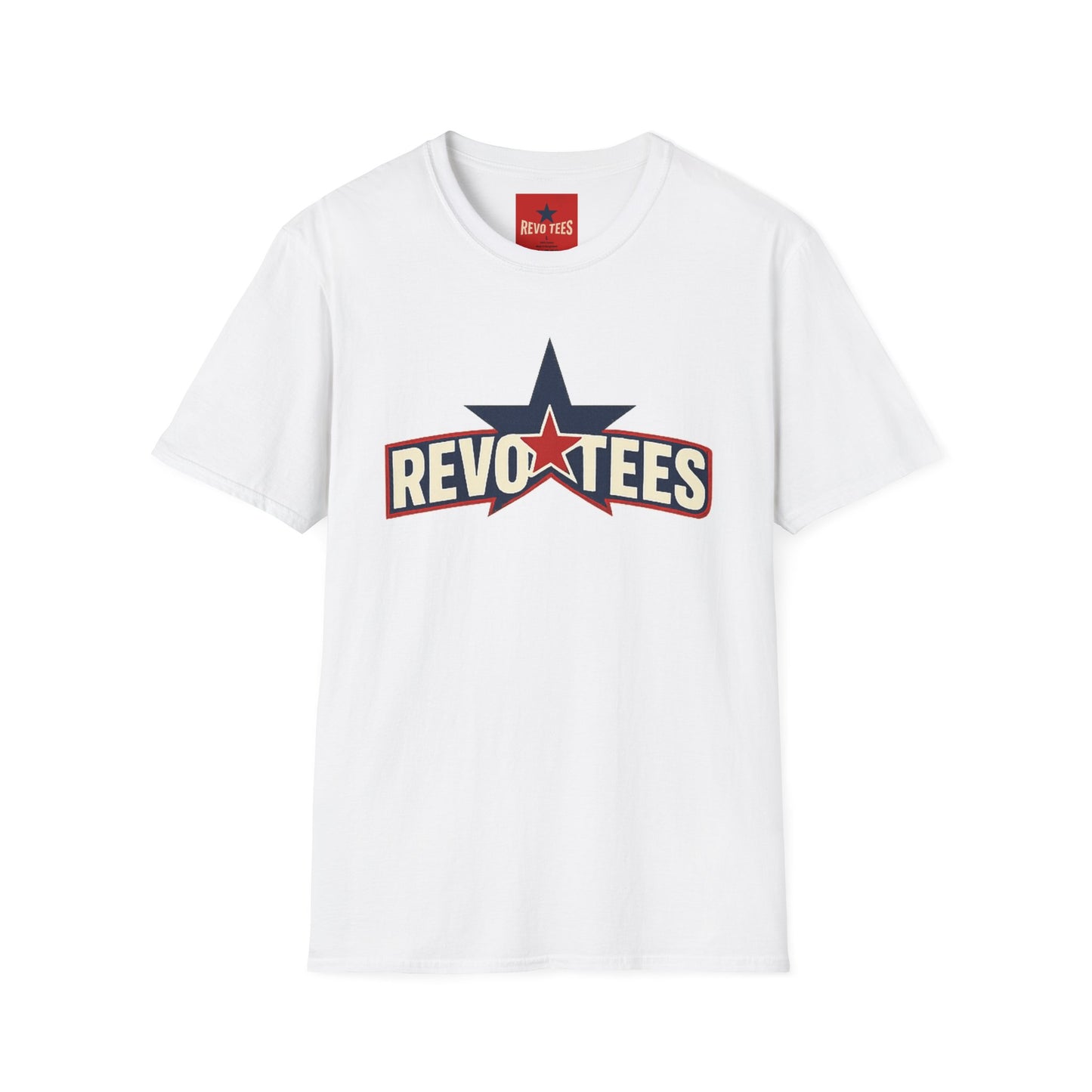 RevoTees Star Logo T-Shirt — Retro Patriotic Graphic Tee