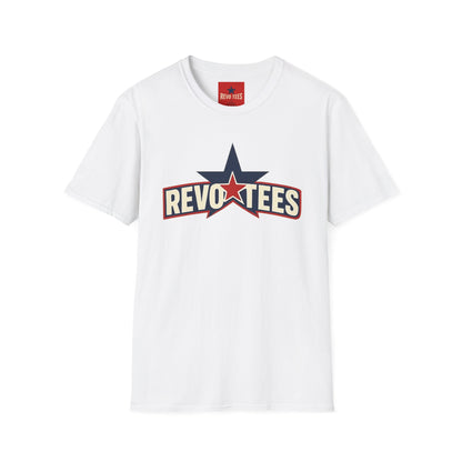 RevoTees Star Logo T-Shirt — Retro Patriotic Graphic Tee