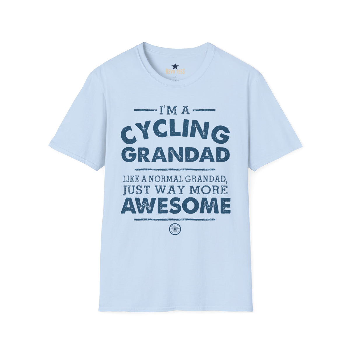 Revotees Cycling Grandad Im a Cycling Grandad Funny Gift for Grandpa T-Shirt - alternate view 7
