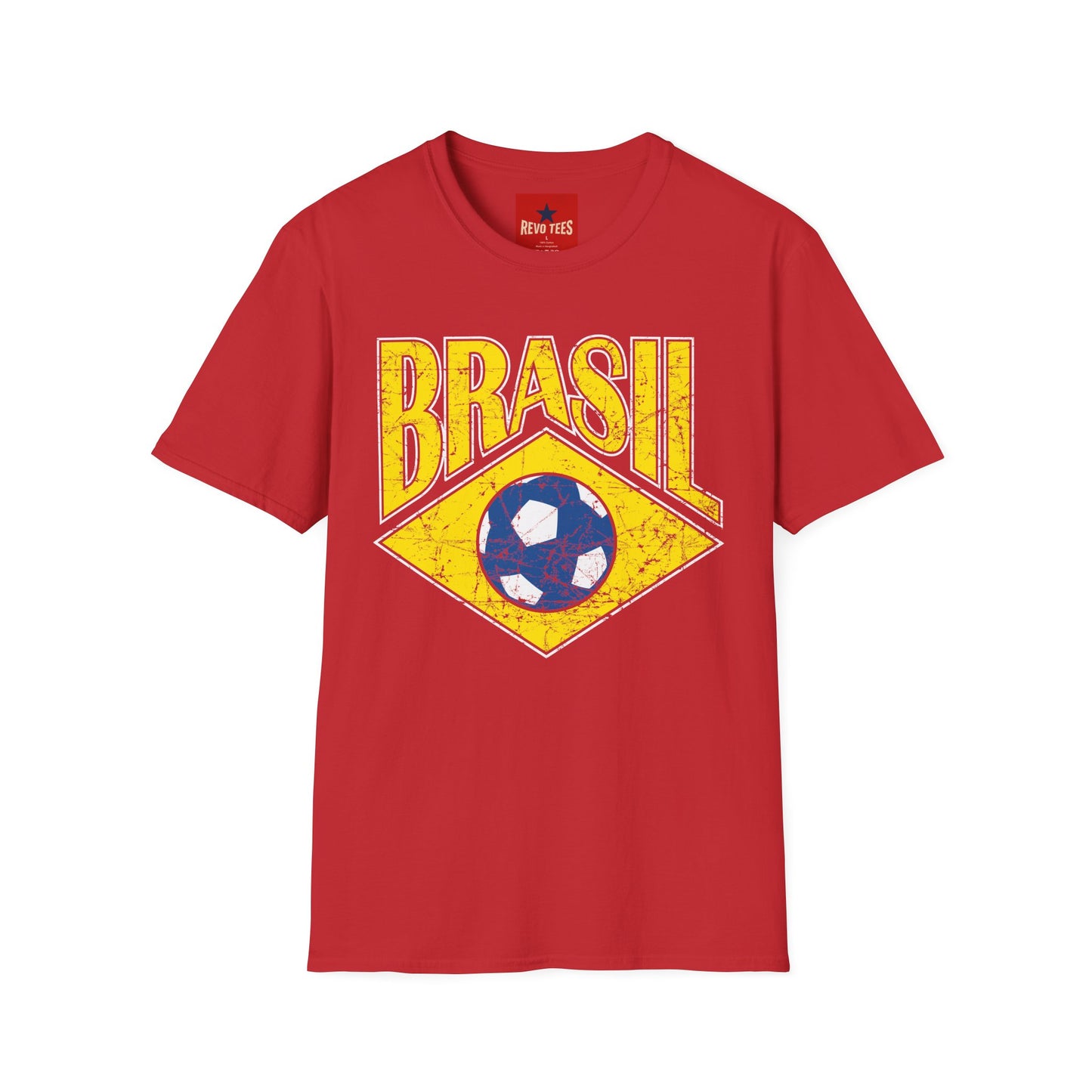 World Cup 2026 - Brasil Soccer T-Shirt — Vintage Brazil Football Tee