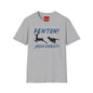 Fenton! Jesus Christ T‑Shirt — Funny Dog Chase Graphic Tee