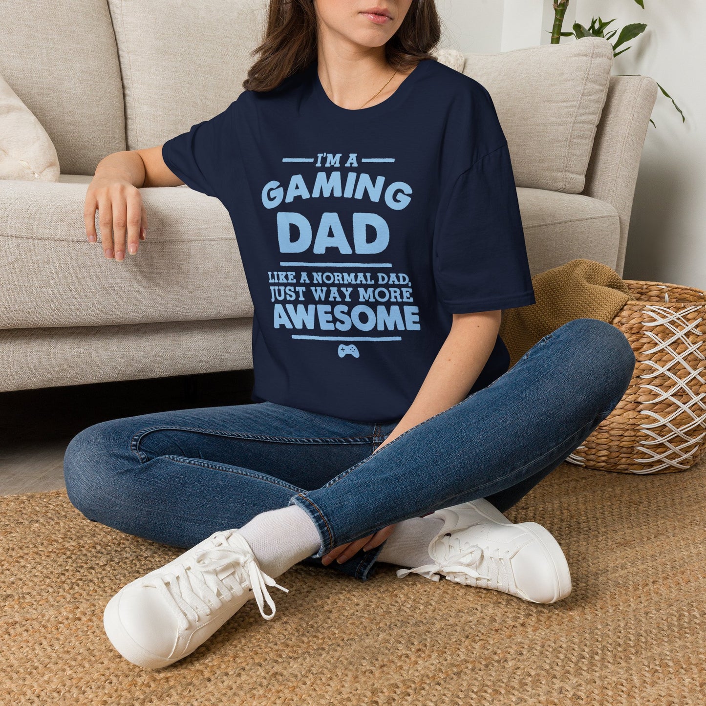 Gaming Dad T-Shirt — “I’m a Gaming Dad” Funny Father’s Day Tee