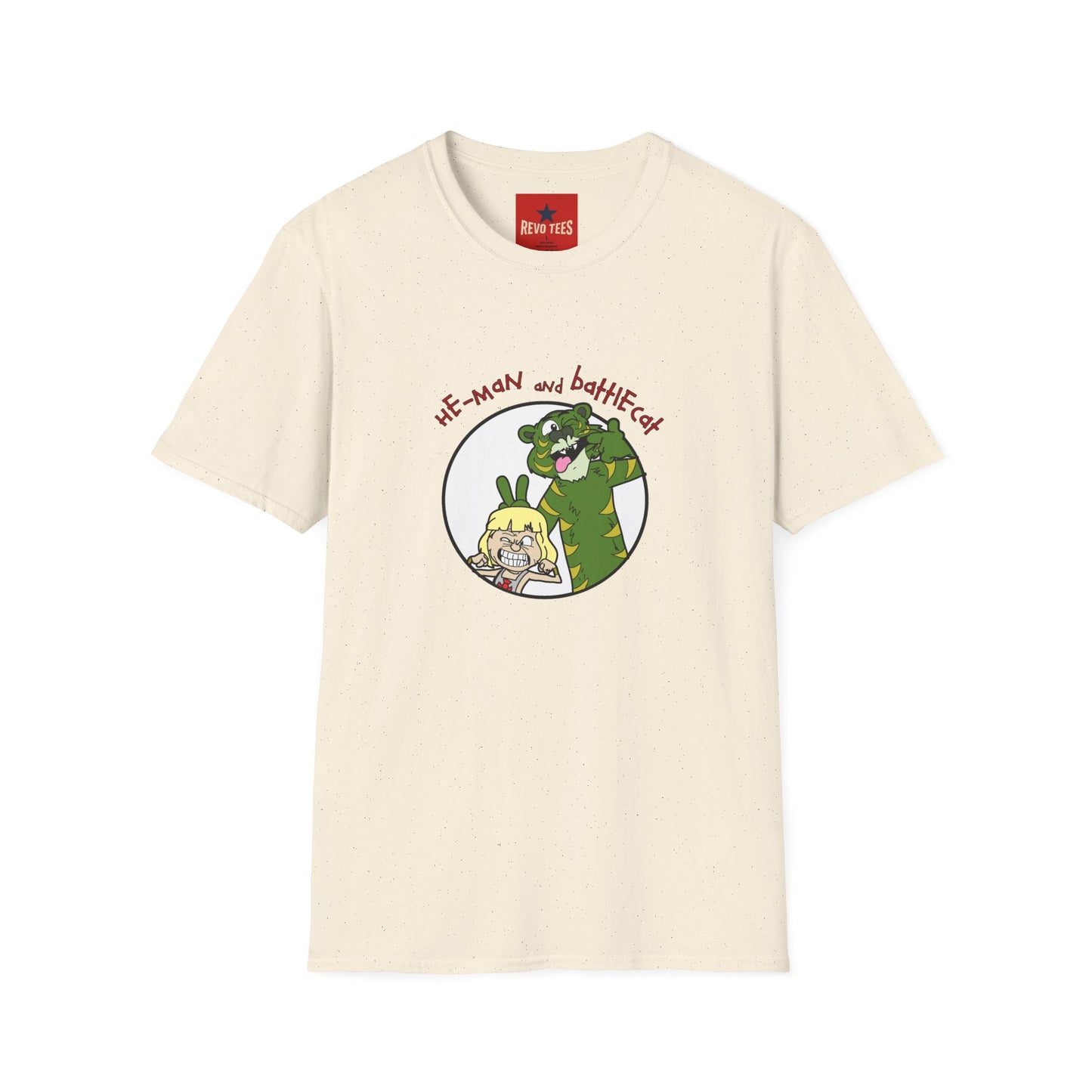 He-Man and BattleCat Cartoon T‑Shirt — Retro Fan Art Tee