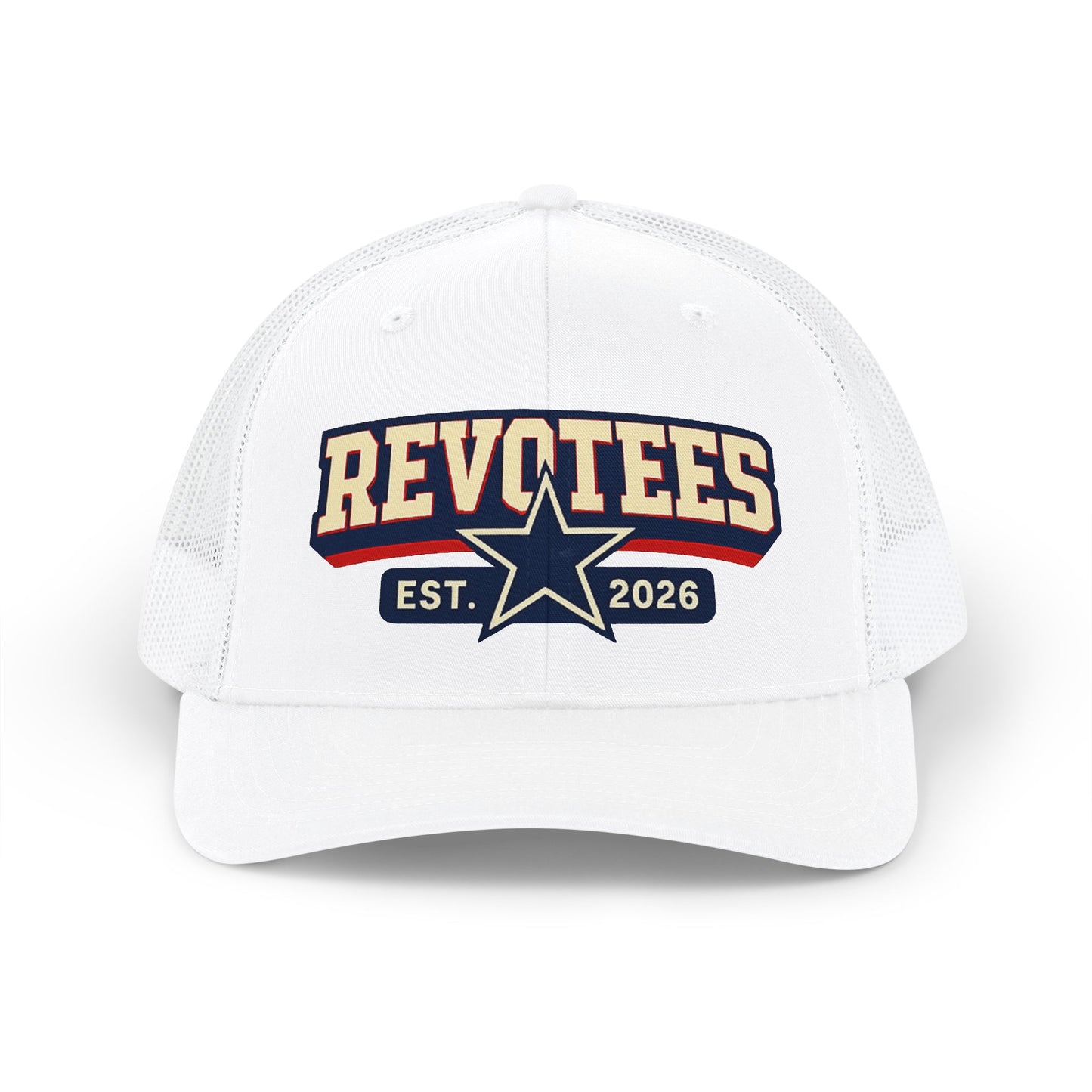 Revotees Snapback Trucker Cap — Est. 2026 Retro Star Logo