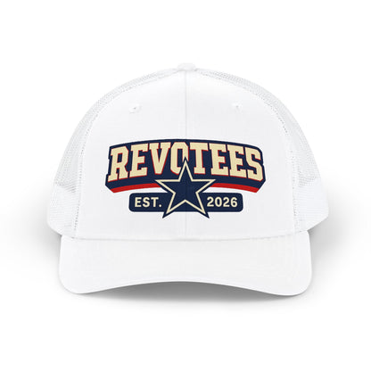 Revotees Snapback Trucker Cap — Est. 2026 Retro Star Logo