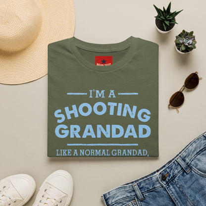 Shooting Grandad T‑Shirt — “I’m a Shooting Grandad” Funny Grandpa Gift