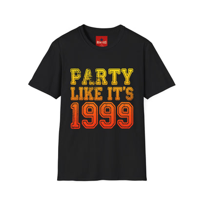 T‑Shirt — "Party Like It's 1999" Retro Gradient Tee