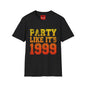 T‑Shirt — "Party Like It's 1999" Retro Gradient Tee