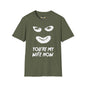 Revotees Youre My Wife Now Creepy Mask Face Graphic for Horror Fans T-Shirt - alternate view 4