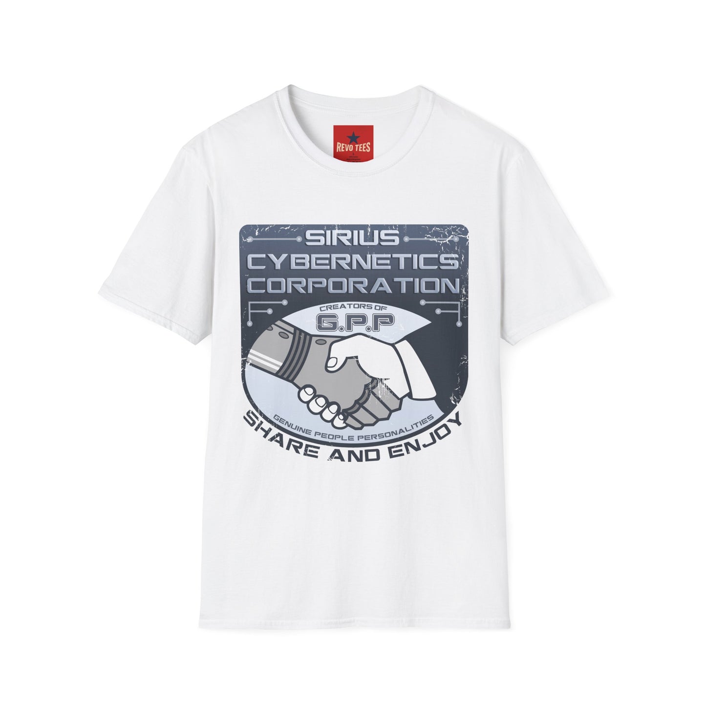 Cybernetic Corporation T‑Shirt — "Sirius Cybernetics Corporation" Retro Sci‑Fi Tee