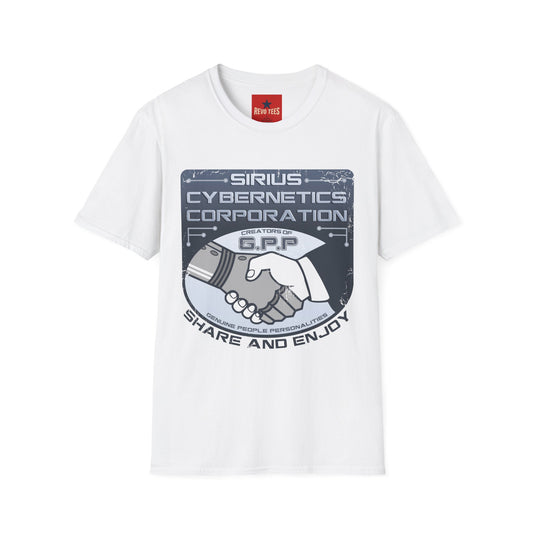 Cybernetic Corporation T‑Shirt — "Sirius Cybernetics Corporation" Retro Sci‑Fi Tee