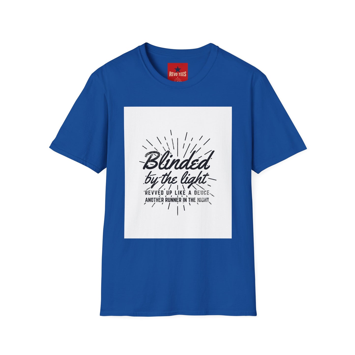 Blinded by the Light T-Shirt — Inspirational Faith Graphic Tee