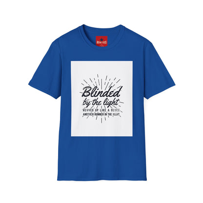 Blinded by the Light T-Shirt — Inspirational Faith Graphic Tee