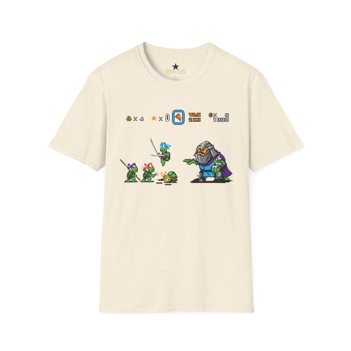 Baby Ninja Turtles& Bowser — Retro Arcade Graphic T