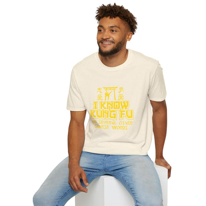 I Know Kung Fu T-Shirt — Retro Martial Arts Graphic Tee
