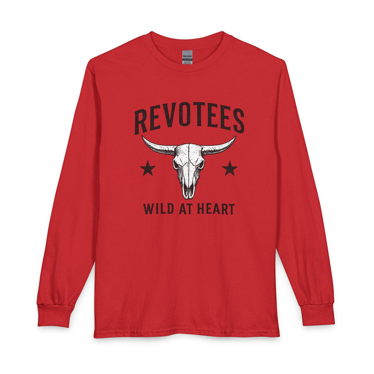 Revotees Long-Sleeve Wild at Heart Skull Graphic T-Shirt - alternate view 8