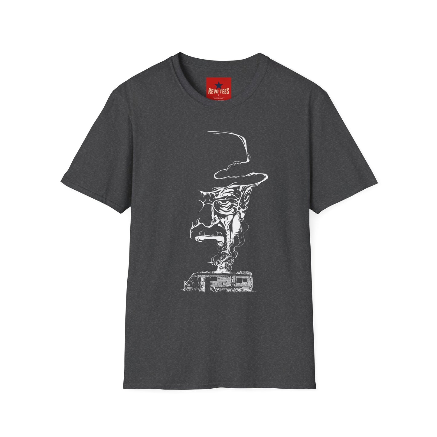Mystic Skull & Top Hat T-Shirt — Gothic Smoke Witchcraft Tee