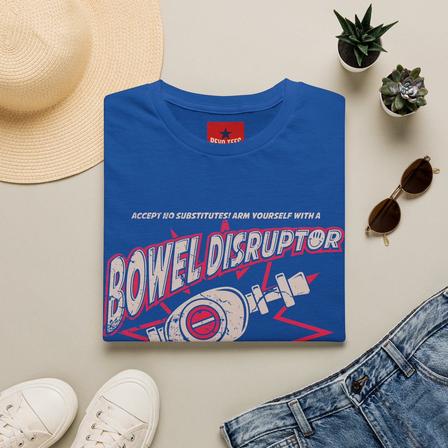 Bowel Disruptor T-Shirt — Funny Medical/Gut Health Graphic Tee for Nurses & Journalists