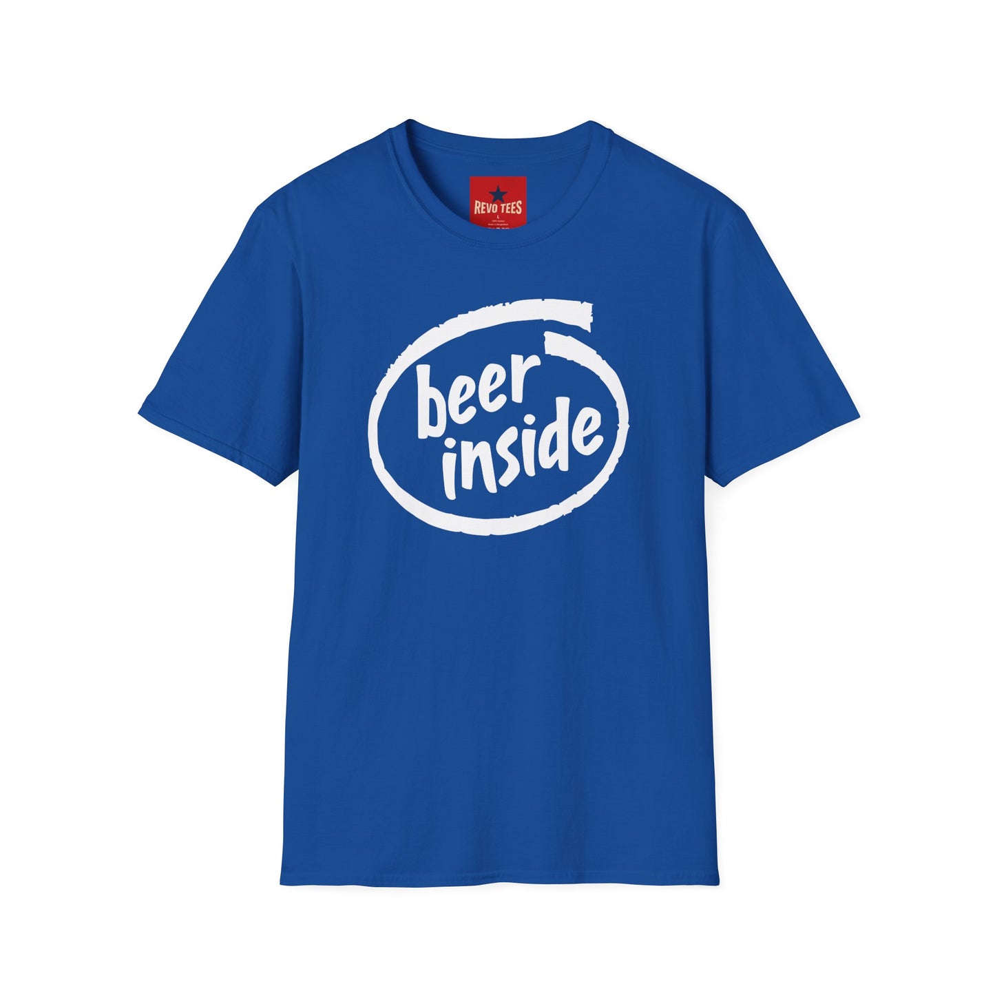 Beer Inside T-Shirt — Funny Craft Beer Logo Tee for Beer Lovers