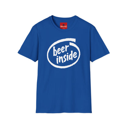 Beer Inside T-Shirt — Funny Craft Beer Logo Tee for Beer Lovers