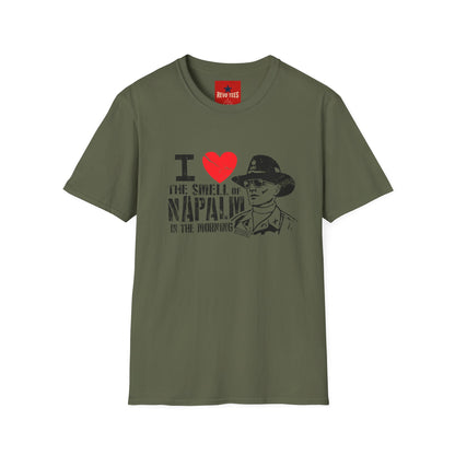 I  The Smell of Napalm T-Shirt — Retro Military Movie Quote Tee
