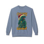 Christmas Godzilla - "Cold Hands Warm Heart" Holiday Crewneck Sweatshirt