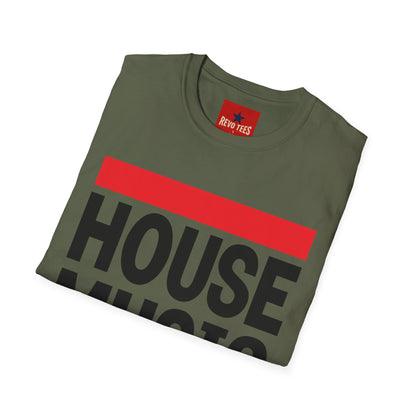 House Music T-Shirt — Bold Retro DJ Tee for Club, Festival & Music Lovers