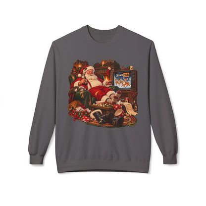 REVOTEES Santa's lil' secret - Vintage Christmas Crewneck Sweatshirt