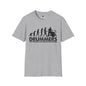 Revotees Evolution of Drummers Unisex Softstyle T-Shirt - alternate view 3